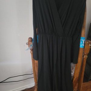 Womens Black Midi dress